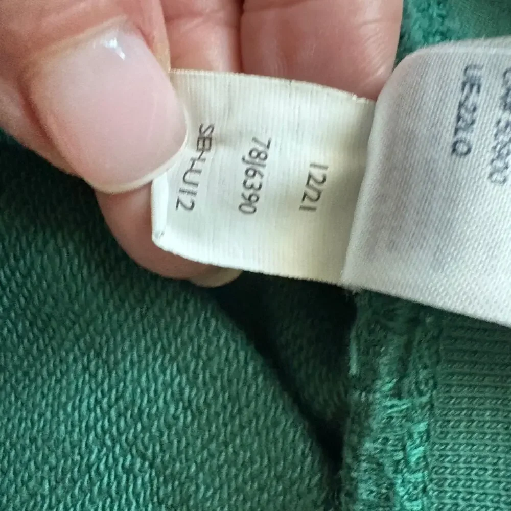 Tommy Hilfiger Joggers M Green Sweats Drawstring Cotton Athlesiure Preppy